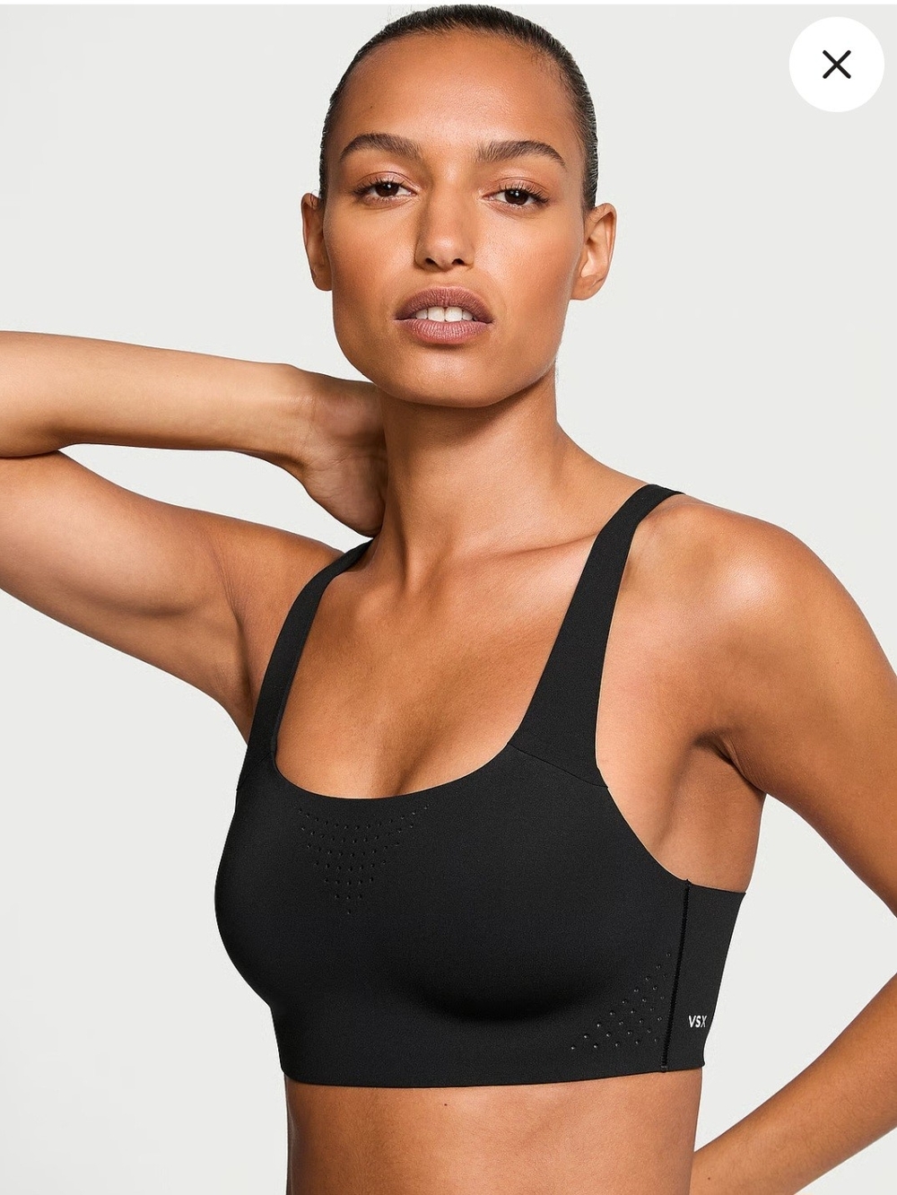 VS Victoria's Secret Black Sports Bra Featherlite Max 38D